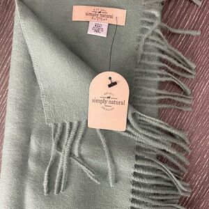 Soft Green Alpaca Scarf